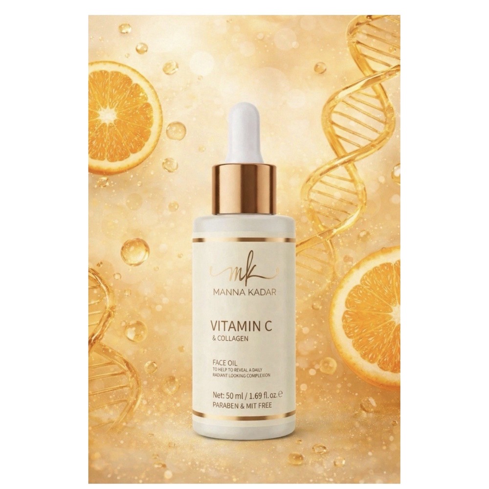 Manna Kadar - Vitamin C & Collagen - Face Oil  – 1.69 fl oz/ 50 mL